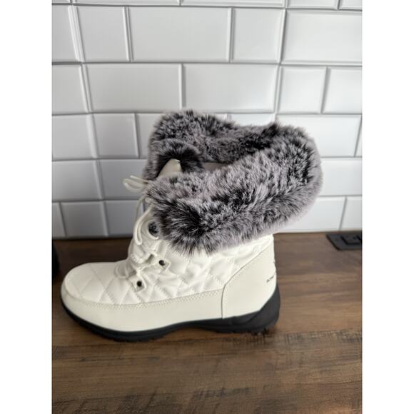 ArcticShield Women's Waterproof Insulated Memory Foam Fur Snow Boots Size 9 - Picture 2 of 14